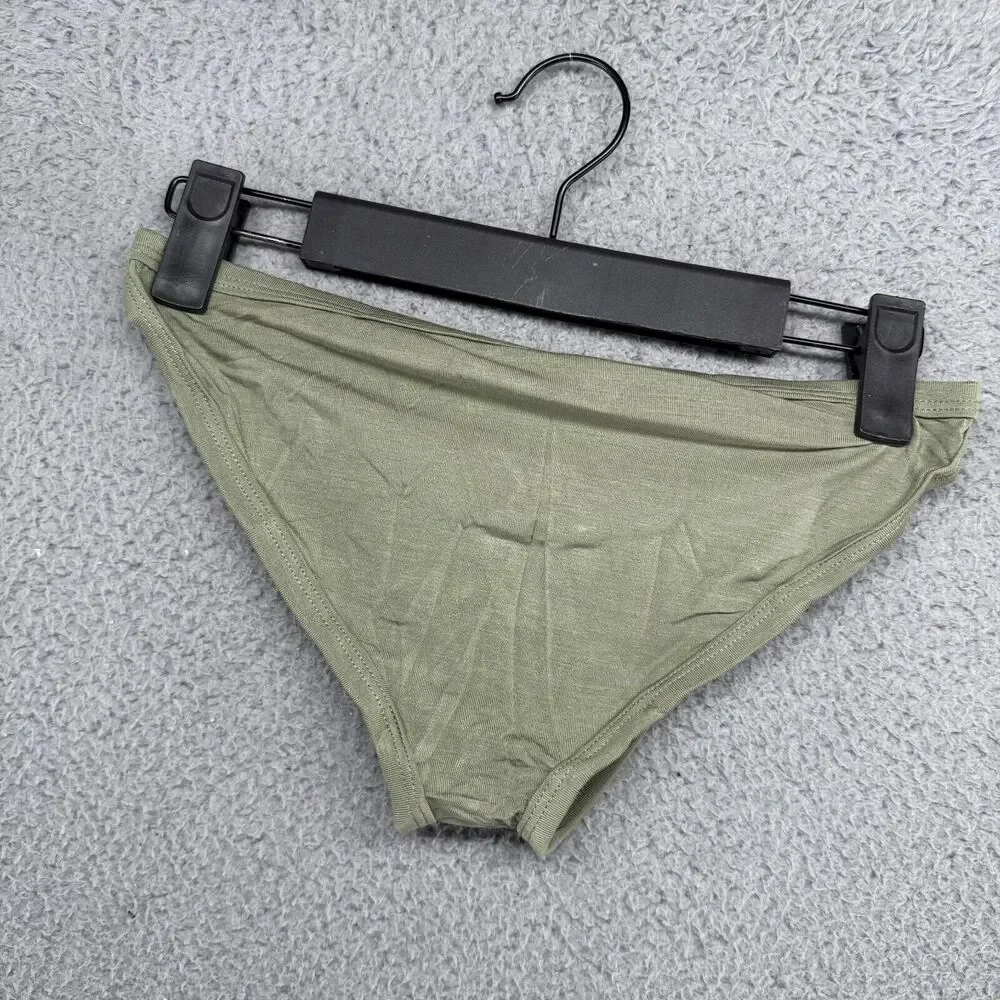 Todd Sanfield Brief Mens XS Green Essential Endurance Underwear Tencel NEW